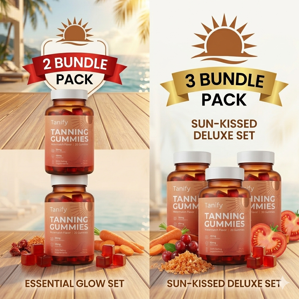 Tanify™ Tanning Accelerator Gummies | 60 pcs per bottle