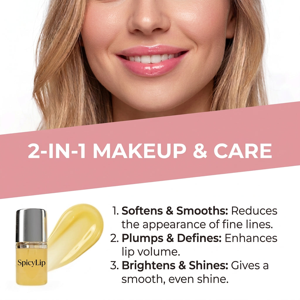 SpicyLip™ | Plump, juicy-looking lips without the needles, fillers, or fuss! Buy1 Get1 Free |Today Only