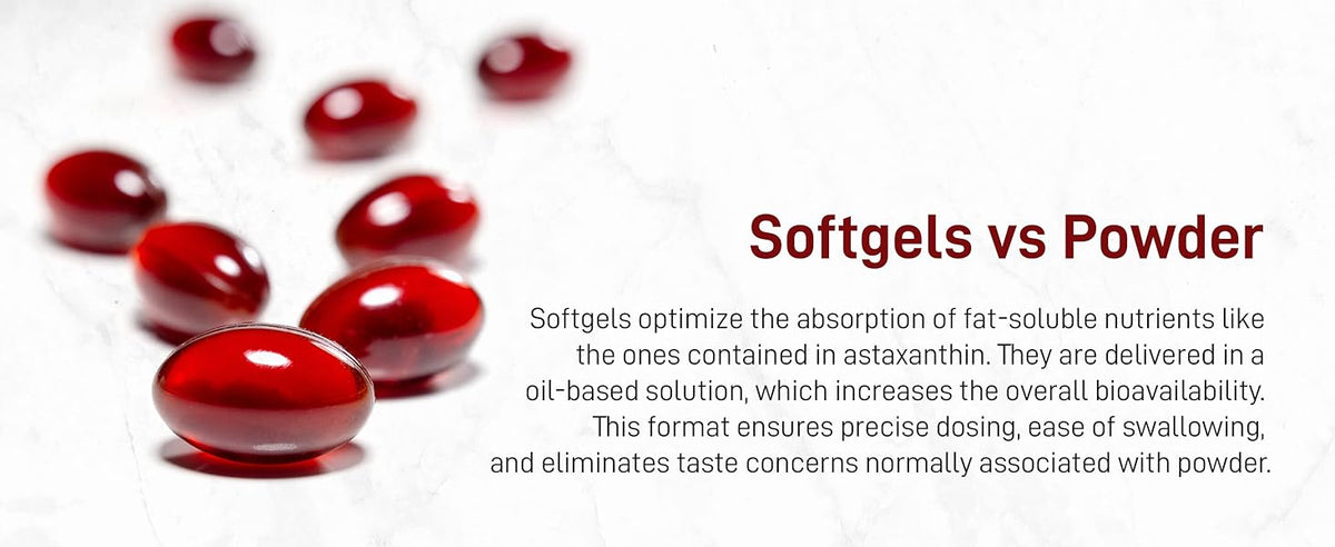 Pure Astaxanthin 2.0 Softgels 12mg | Renew Inside Out + Glow effortlessly